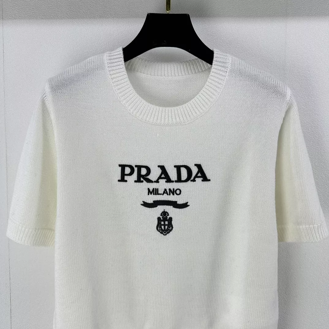 prada sweater manches courtes pour femme s_127a5023